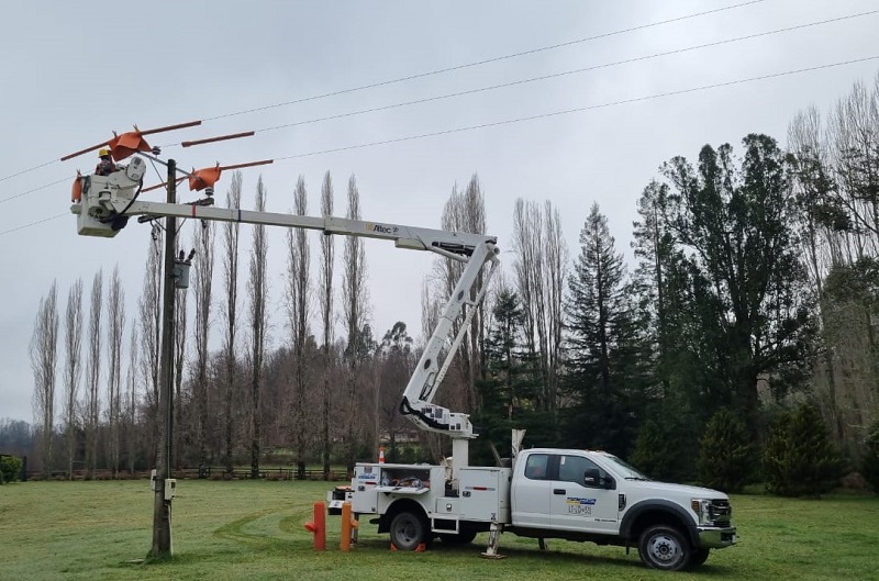 Continuan fortaleciendo la red eléctrica en Valdivia Continuan fortaleciendo la red eléctrica en Valdivia