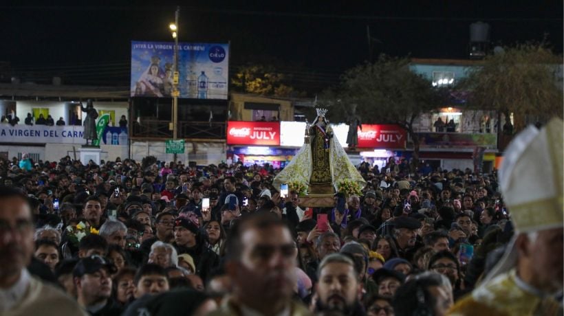 Tras 11 años: Bailes religiosos de Antofagasta lideraron la apertura de la Fiesta de La Tirana