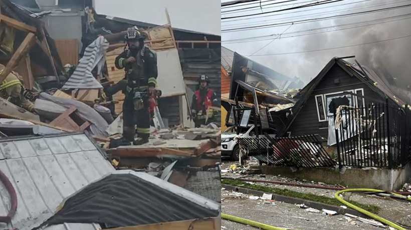 [VIDEO] Los impactantes registros tras exposición que destruyó una casa y dejó otras con daños en Temuco