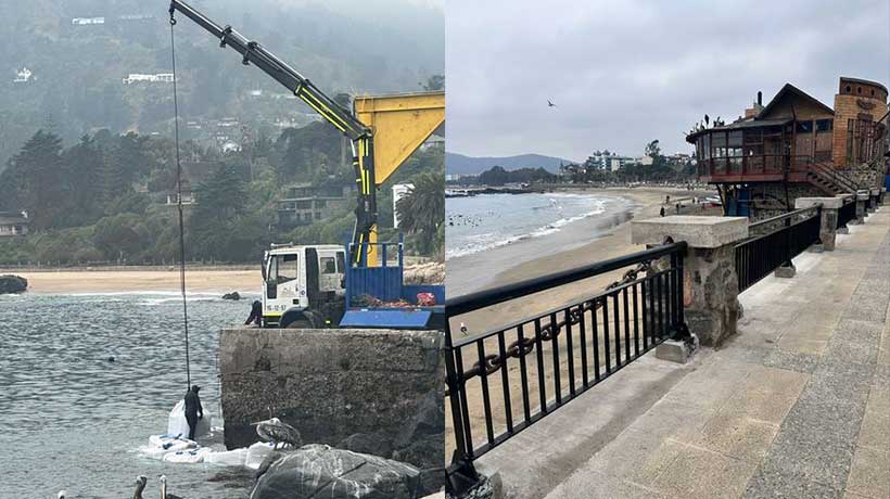 MOP alcanza más del 90% de avance en obras del borde costero de Papudo y Caleta Zapallar MOP alcanza más del 90% de avance en obras del borde costero de Papudo y Caleta Zapallar