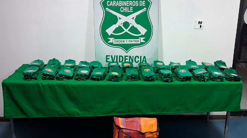 Carabineros detuvo a mujer que trasladaba más de 40 kilos de hojas de coca en la localidad de Huara Carabineros detuvo a mujer que trasladaba más de 40 kilos de hojas de coca en la localidad de Huara