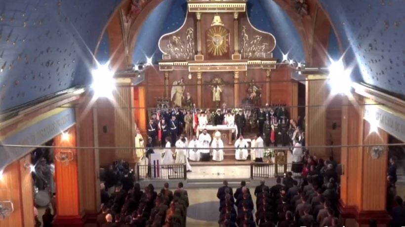 [VIDEO] Celebran eucaristía de las Fuerzas Armadas en el Santuario de la Virgen del Carmen en La Tirana