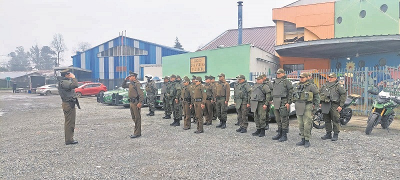 Valdivia: tres detenidos y armamentos incautados dejó ronda en Las Ánimas Valdivia: tres detenidos y armamentos incautados dejó ronda en Las Ánimas