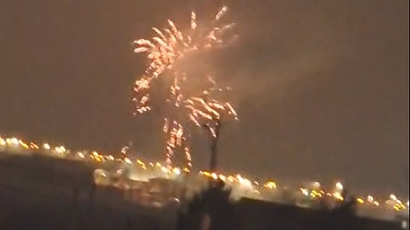 [VIDEO] Lanzaron fuegos artificiales en Alerce y colegio suspende clases por funeral de mujer asesinada