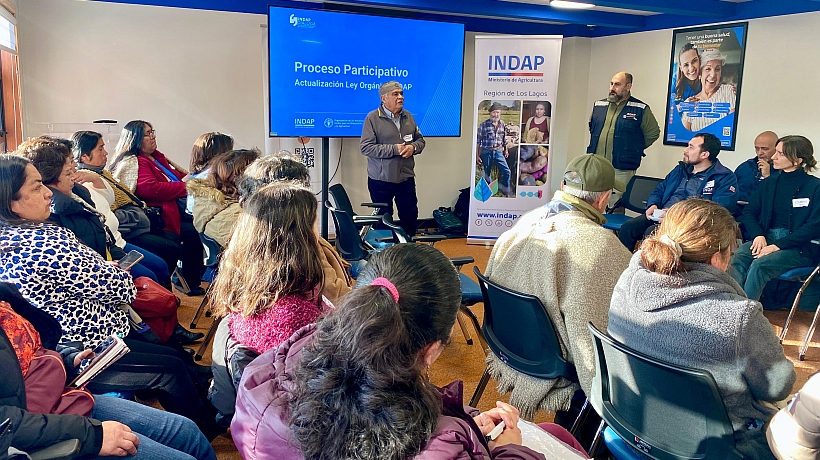Dirigentes campesinos e indígenas de Los Lagos participan en modernización de la Ley Orgánica del Indap Dirigentes campesinos e indígenas de Los Lagos participan en modernización de la Ley Orgánica del Indap