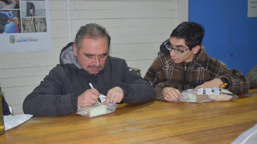 Taller de vellón en Quinchao para inclusión y arte