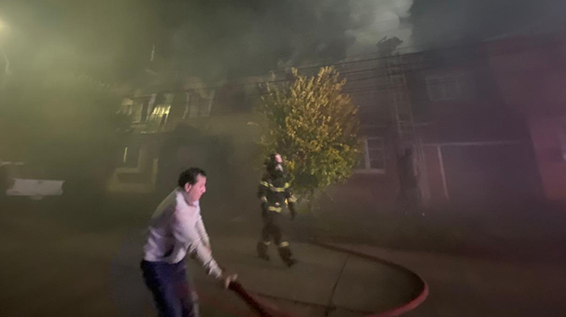 Osorno: Incendio dejó seis damnificados y afectó dos casas