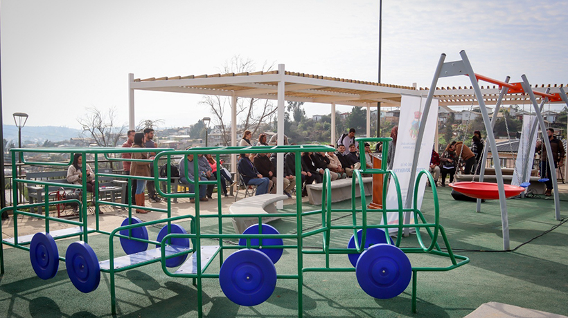 Inauguran nueva "Plaza de las Flores" en Villa Alemana Inauguran nueva "Plaza de las Flores" en Villa Alemana