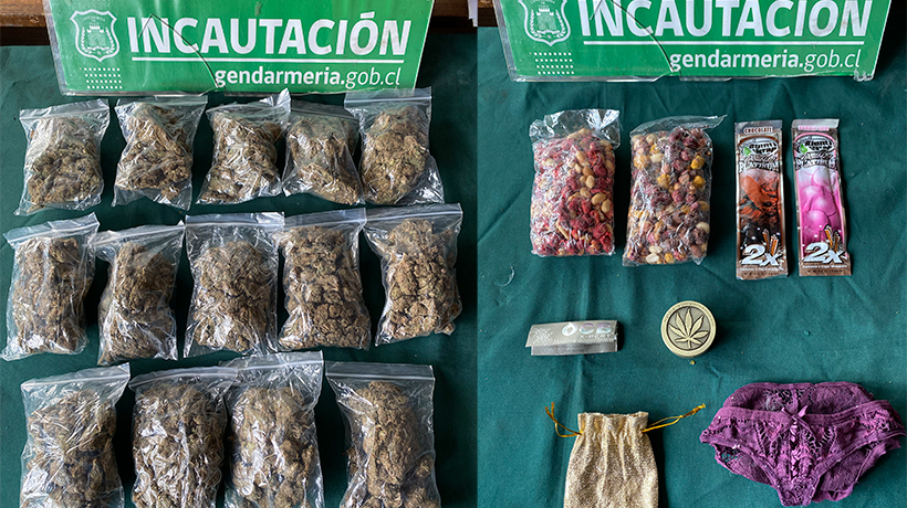 Incautan pelotazos en cárcel de Valparaíso: contenían marihuana, ropa interior femenina y maní confitado Incautan pelotazos en cárcel de Valparaíso: contenían marihuana, ropa interior femenina y maní confitado