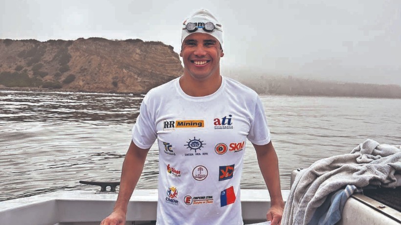 Nadador antofagastino partió a Europa para cruzar el Canal de la Mancha