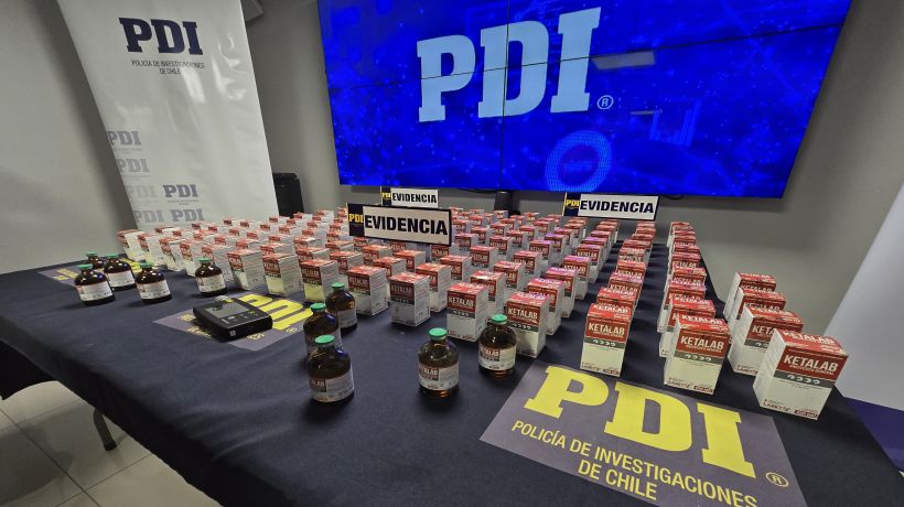 Detienen a hombre con 148 frascos con ketamina en Iquique: la droga ingresó por pasos irregulares desde Bolivia