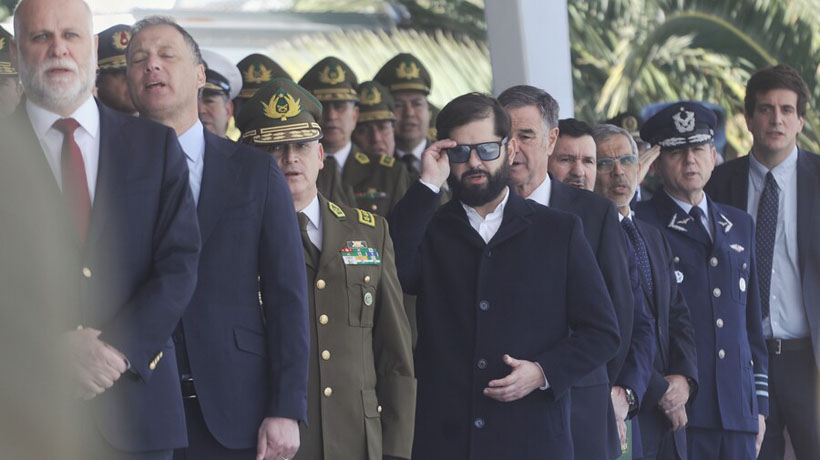 Boric: “No dejemos que el crimen organizado rompa la tradición de ninguna de las instituciones de nuestra patria” Boric: “No dejemos que el crimen organizado rompa la tradición de ninguna de las instituciones de nuestra patria”