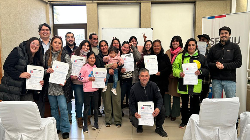 Familias de Punta de Tralca dejarán el campamento gracias a subsidio del Minvu
