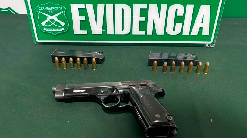 Carabineros detuvo a sujeto por agresión y tenencia ilegal de arma de fuego en Alto Hospicio