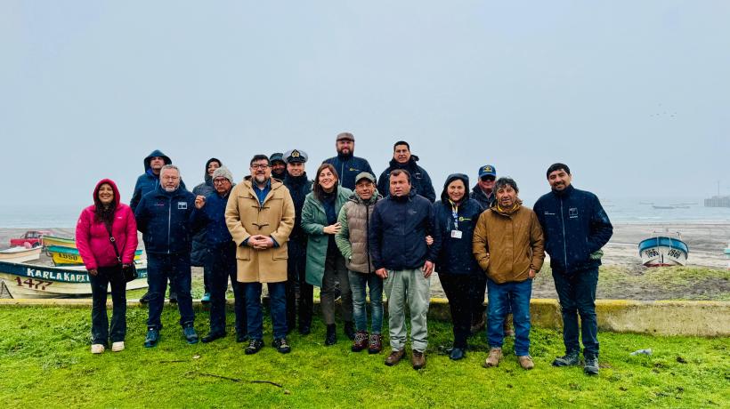En Isla Santa María entregan la primera concesión de la ley de caletas en el Biobío