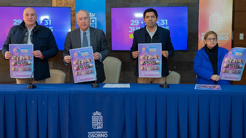 Festival de Teatro Osorno 2025 presentará tres comedias nacionales