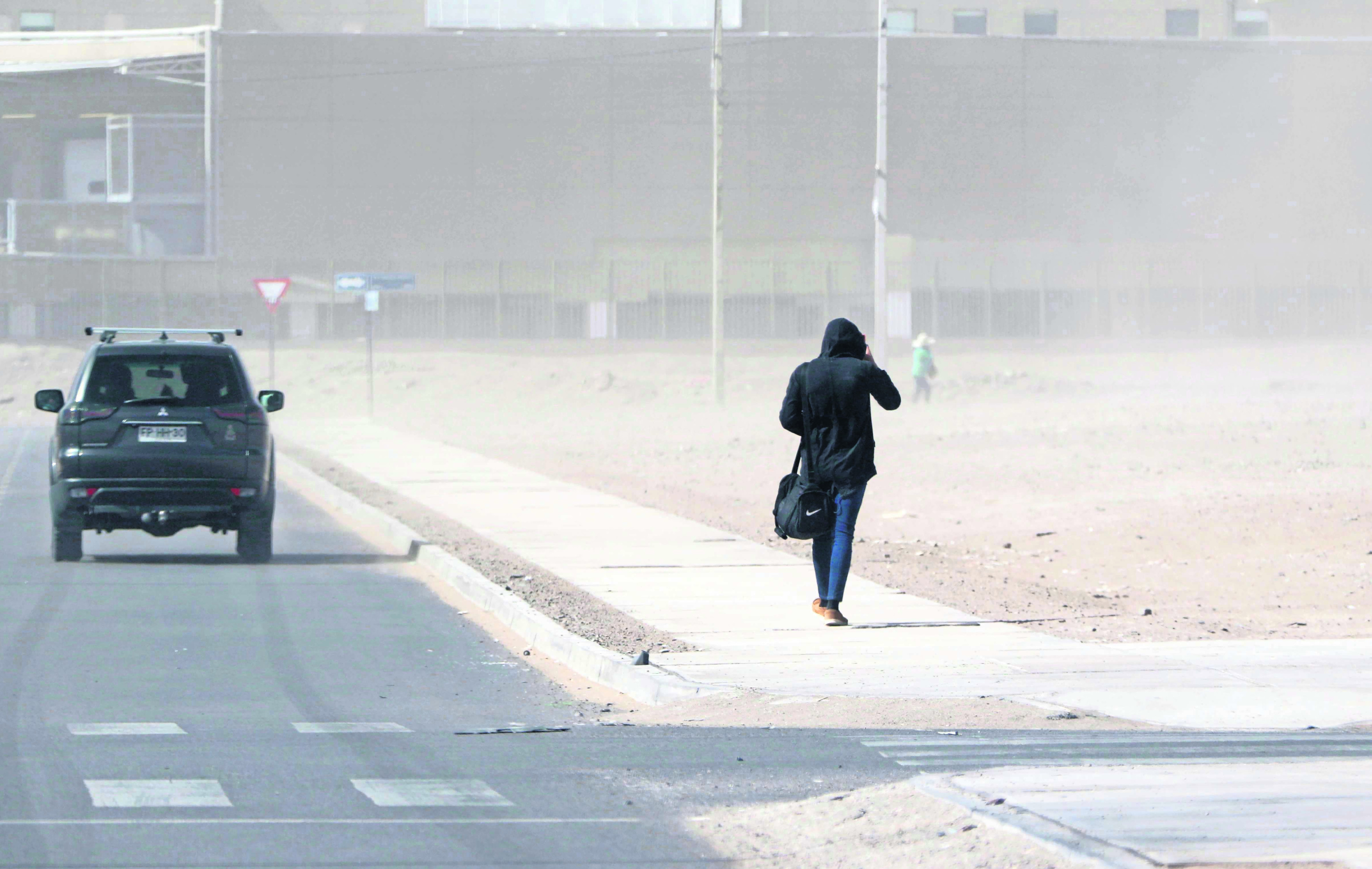 Declaran alerta preventiva por vientos de hasta 80 km/h en la Región de Antofagasta Declaran alerta preventiva por vientos de hasta 80 km/h en la Región de Antofagasta
