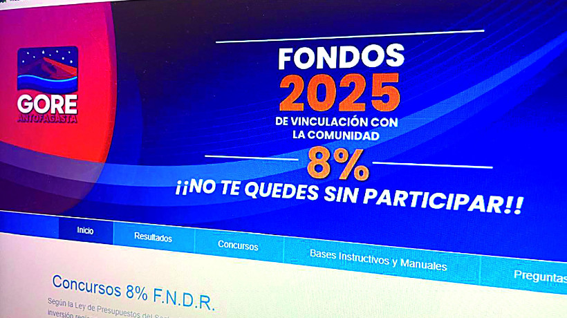 Concurso 8%: organizaciones sociales denuncian grave error en nómina del Gore Antofagasta Concurso 8%: organizaciones sociales denuncian grave error en nómina del Gore Antofagasta