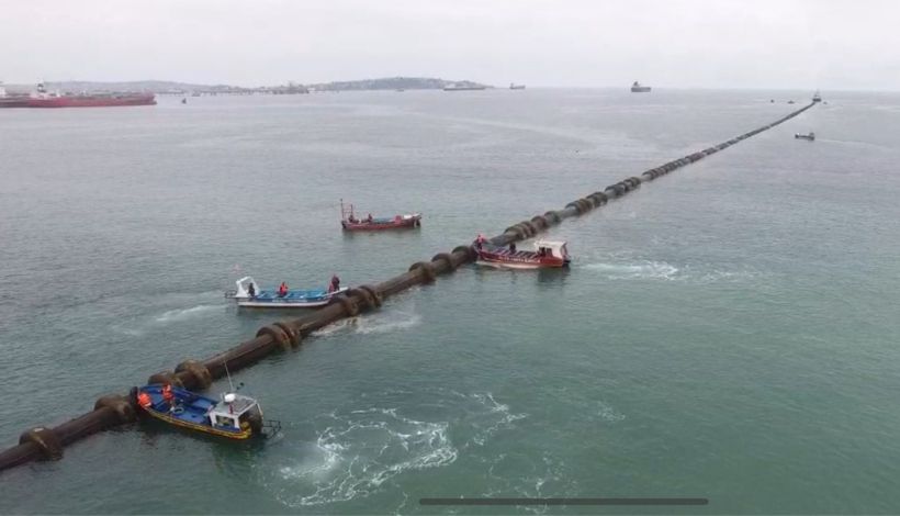 Culminan instalación de ductos marinos para proyecto de desalinización Culminan instalación de ductos marinos para proyecto de desalinización
