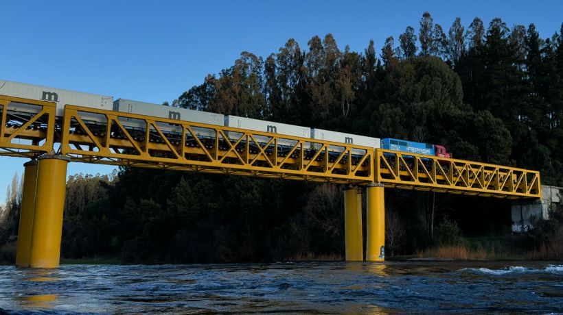 Concluye piloto ferroviario para la industria del salmón y SVTI recibe primera carga de congelados para exportación Concluye piloto ferroviario para la industria del salmón y SVTI recibe primera carga de congelados para exportación