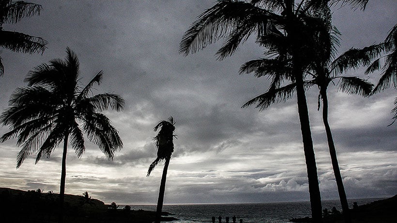 Rachas de hasta 60 km/h: emiten aviso por viento “normal a moderado” en Rapa Nui