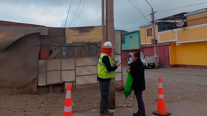 CGE reforzó su infraestructura eléctrica en sector La Pampa de Alto Hospicio con soluciones técnicas y diálogo ciudadano