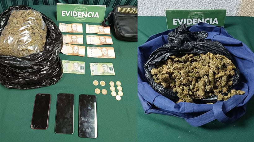Detienen a conductor que intentó ocultar bolsa con droga en Quilpué: tiene antecedentes Detienen a conductor que intentó ocultar bolsa con droga en Quilpué: tiene antecedentes