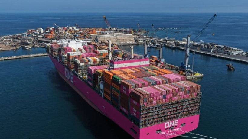 Buque de nueva construcción ONE arribó por primera vez al Iquique Terminal Internacional
