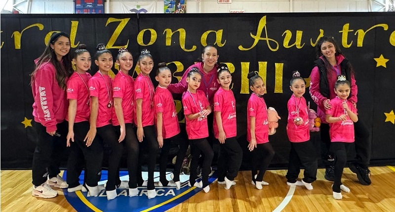 Gimnastas de Amaranta destacaron en control federado Zona Austral Gimnastas de Amaranta destacaron en control federado Zona Austral