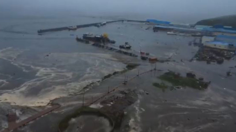 [VIDEO] Los impresionantes registros tras terremoto que sacudió a Rusia y provocó alerta de tsunami