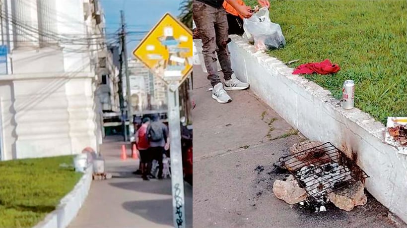Asado afuera de Biblioteca Severin abre debate por cuidado de recintos históricos Asado afuera de Biblioteca Severin abre debate por cuidado de recintos históricos