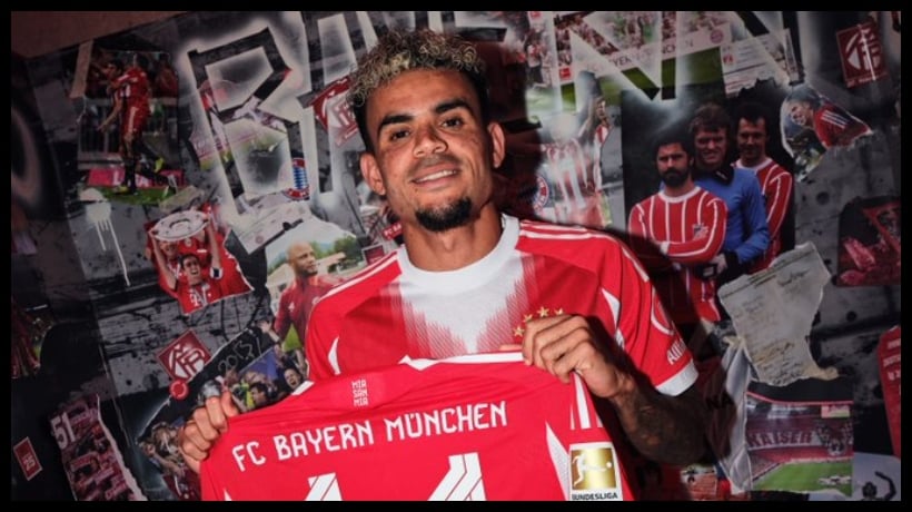 El colombiano Luis Díaz firma hasta 2029 con el Bayern Múnich