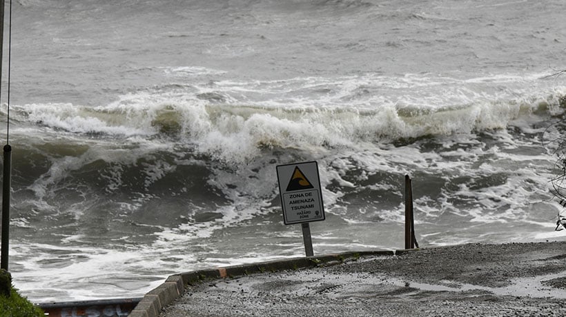 Alerta de tsunami: Quintero registró perturbación de 1,3 metros en el nivel del mar