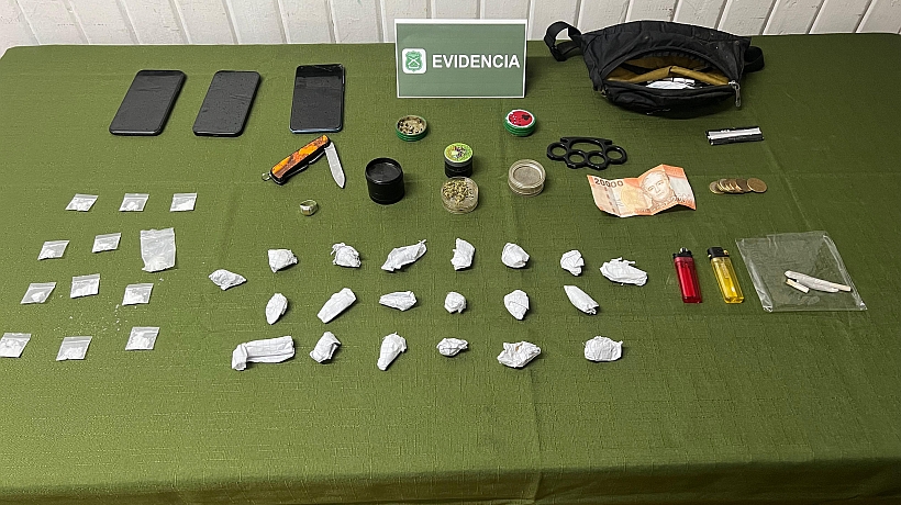 Seis menores capturados por caso de drogas en Dalcahue