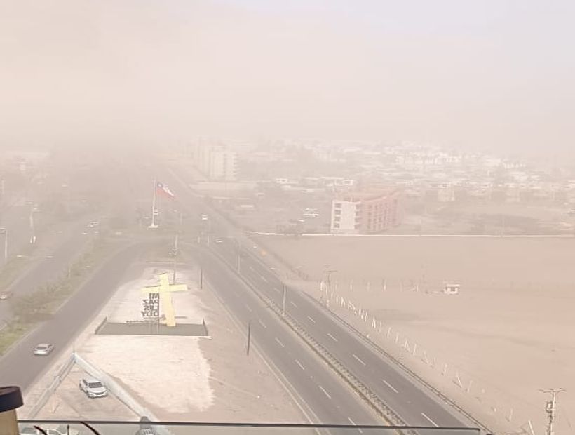 [VIDEO] Registran tormentas de arena en el sector de Bajo Molle en Iquique