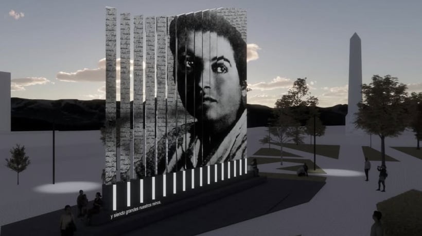 &quot;Lucila”: El monumento a Gabriela Mistral que se instalará en Plaza Baquedano