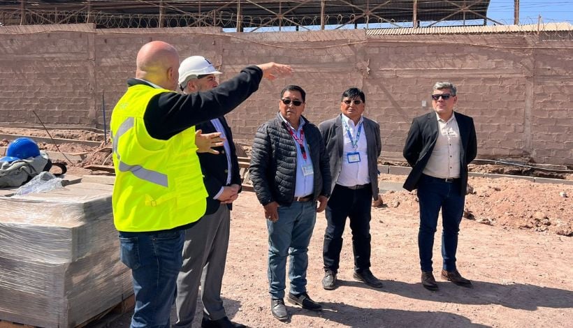 Centro de carga para buses eléctricos en Tarapacá alcanza 45% de avance Centro de carga para buses eléctricos en Tarapacá alcanza 45% de avance