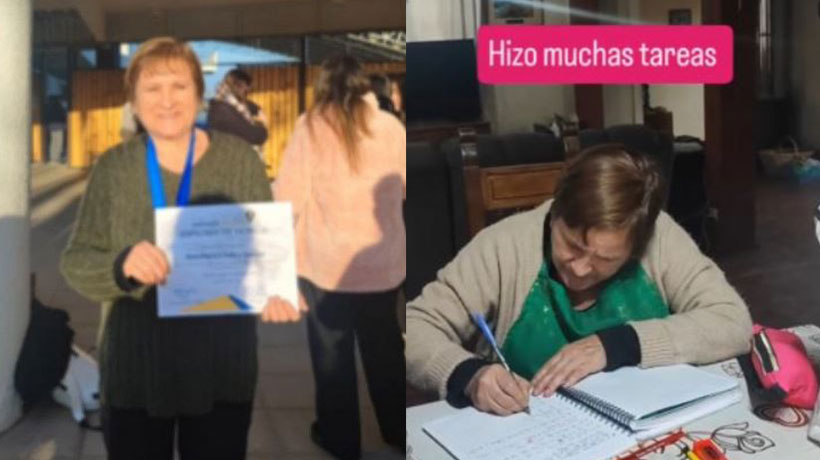 [VIDEO] Mujer volvió a estudiar después de 52 años y fue el mejor promedio de su curso en Limache