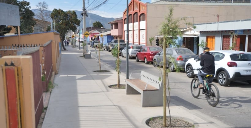 [FOTOS] En La Ligua inauguraron rutas peatonales con accesibilidad universal