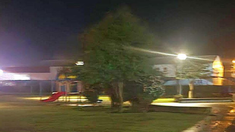 En plaza de Alerce restablecieron esta semana el alumbrado público