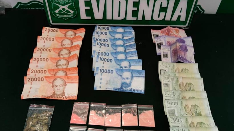 Droga incautada y detenido en Alto Hospicio: Carabineros frustran venta de estupefacientes en bencinera