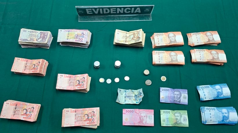 Carabineros de Pozo Almonte logró la incautación de millonaria suma de dinero de contrabando