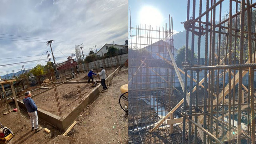 Cerca de un 30% de avance registra las obras de la sede de Villa Los Pimientos en La Calera