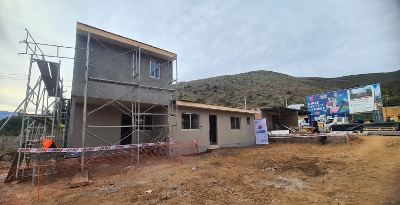 Cabildo: Avanzan en un 70% las obras de proyecto habitacional para 50 familias Cabildo: Avanzan en un 70% las obras de proyecto habitacional para 50 familias