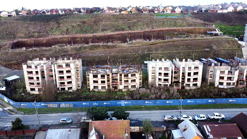 Proyecto habitacional está abandonado desde hace 3 años en sector Ovejería de Osorno