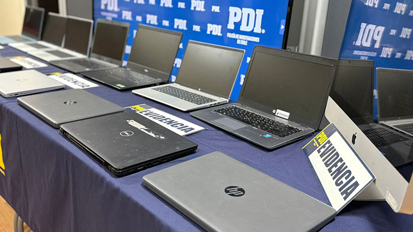 PDI recupera 14 computadores robados a la Fundación Integra en Viña: dos detenidos PDI recupera 14 computadores robados a la Fundación Integra en Viña: dos detenidos