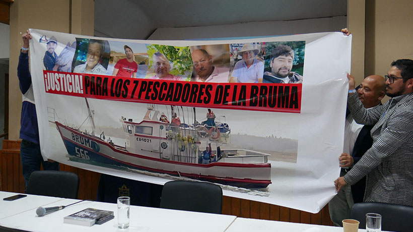 “No fue un accidente”: realizan homenaje a fallecidos del Bruma en Encuentro Nacional de Pescadores “No fue un accidente”: realizan homenaje a fallecidos del Bruma en Encuentro Nacional de Pescadores