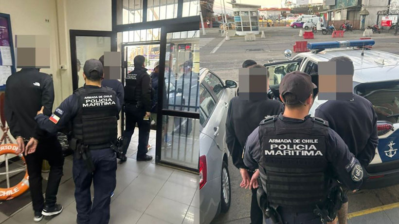 Detienen a tres personas tras riña en el Muelle Prat: uno de ellos portaba droga y un cuchillo