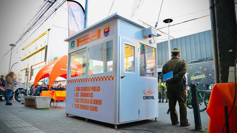 Coronel cuenta con nueva caseta para Carabineros: estará en el centro de la comuna Coronel cuenta con nueva caseta para Carabineros: estará en el centro de la comuna