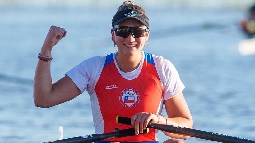 Puertovarina logró medalla de plata en remo en los Juegos Panamericanos Junior